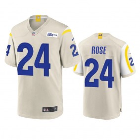 A.J. Rose Los Angeles Rams Bone Game Jersey