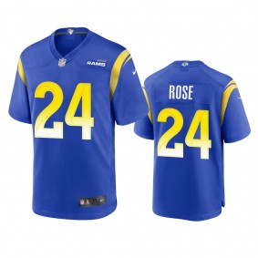 A.J. Rose Los Angeles Rams Royal Game Jersey
